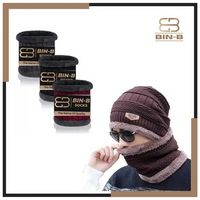 Premium Wool cap With Neck Wormer