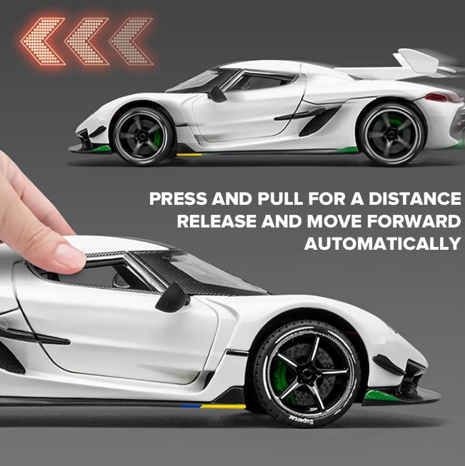 1:24 Diecast Koenigsegg Jesko Sports Model Car