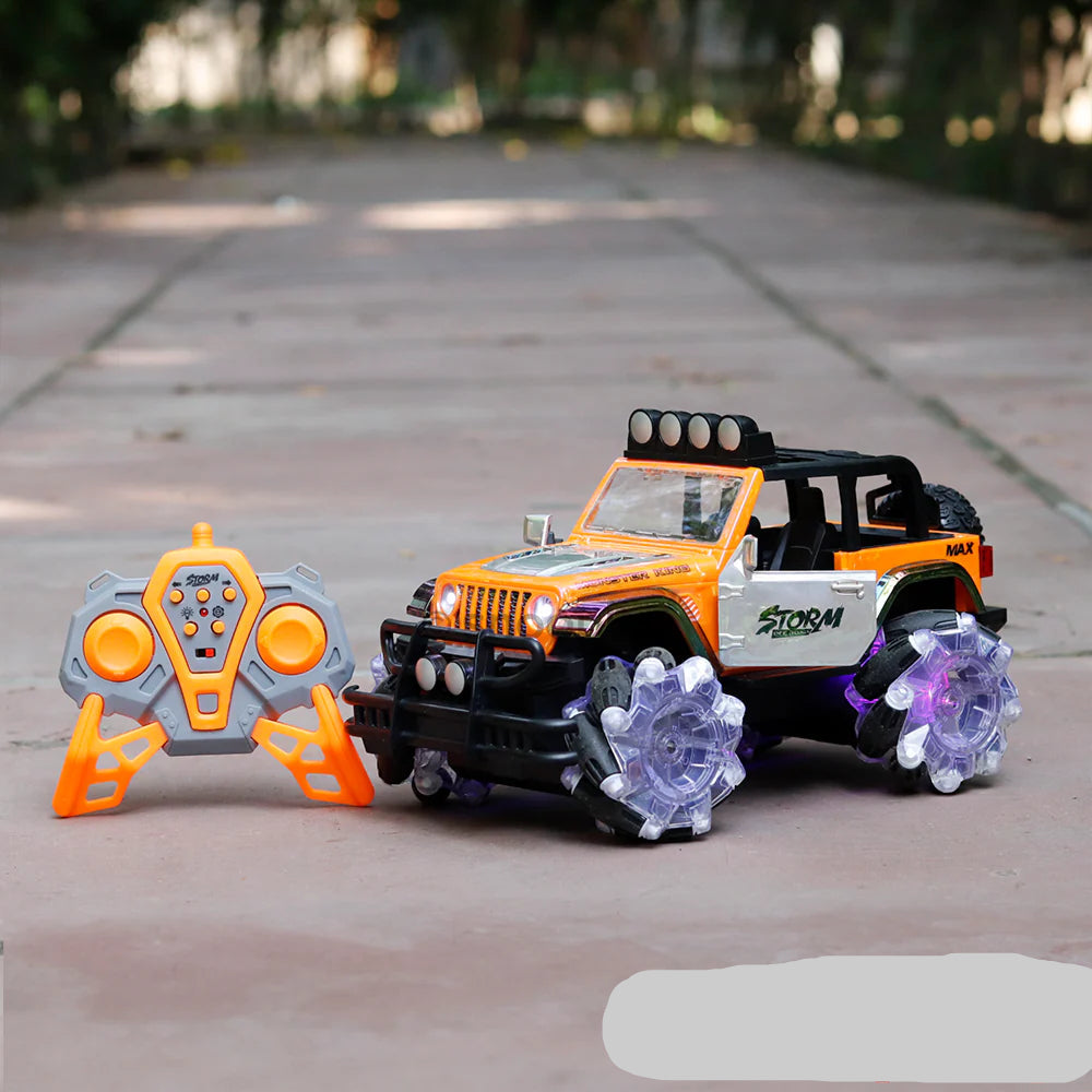1:14 RC 2.4G Storm Stunt Jeep With Colorful Lights