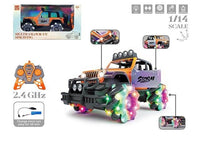 1:14 RC 2.4G Storm Stunt Jeep With Colorful Lights