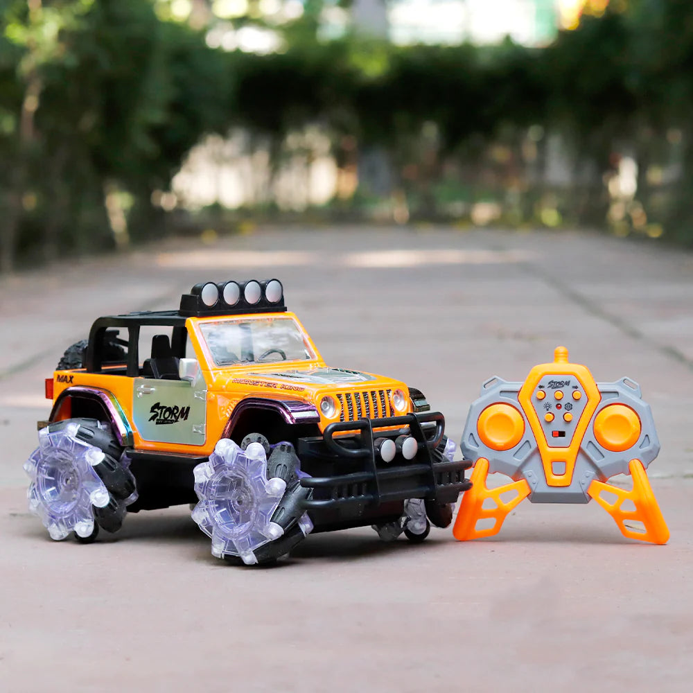 1:14 RC 2.4G Storm Stunt Jeep With Colorful Lights