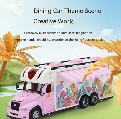 RC Lighting Truck With Mini Camping Furniture