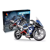 426Pcs DIY Tech Lego Bricks Racing Bike 