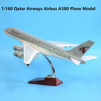 1:160 Diecast Qatar Airways A380 Plane Model