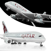 1:160 Diecast Qatar Airways A380 Plane Model