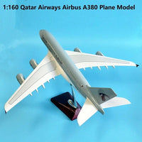 1:160 Diecast Qatar Airways A380 Plane Model