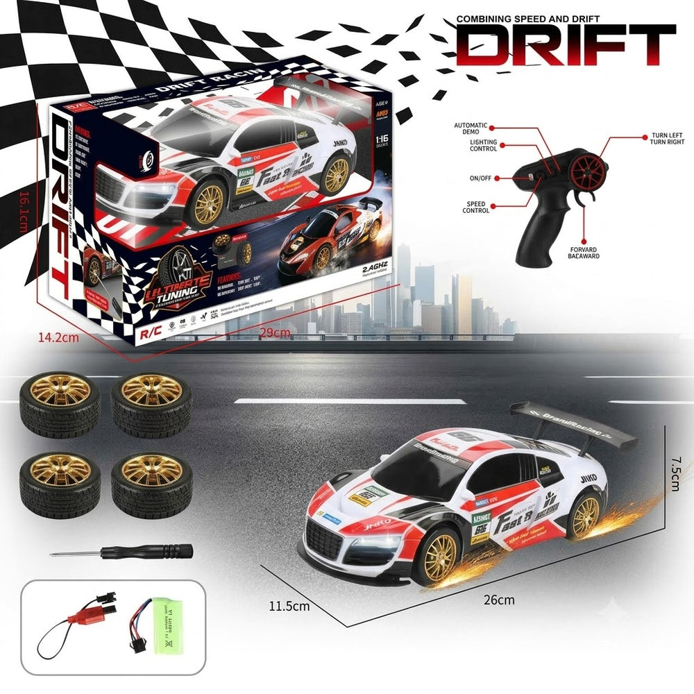 1:16 RC Audi R8 Spark Drift Car