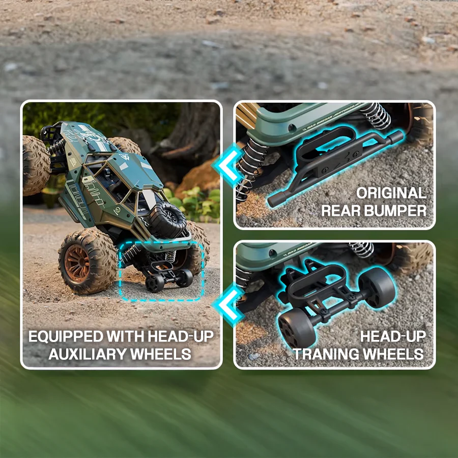 2.4GHz RC 1:16 Alloy Rock Crawler With Camera