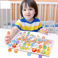 Wooden 3in1 Digital Shape Board
