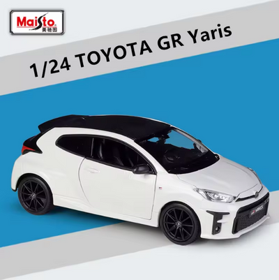 Maisto 1:24 2021 Toyota GR Yaris Model - White