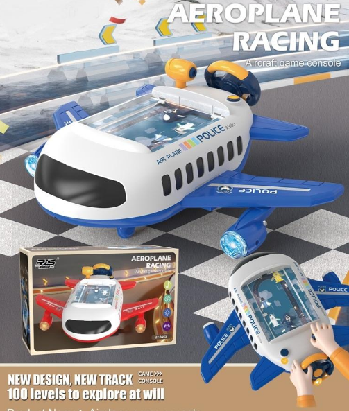 Electric Airplane Steering Wheel Game