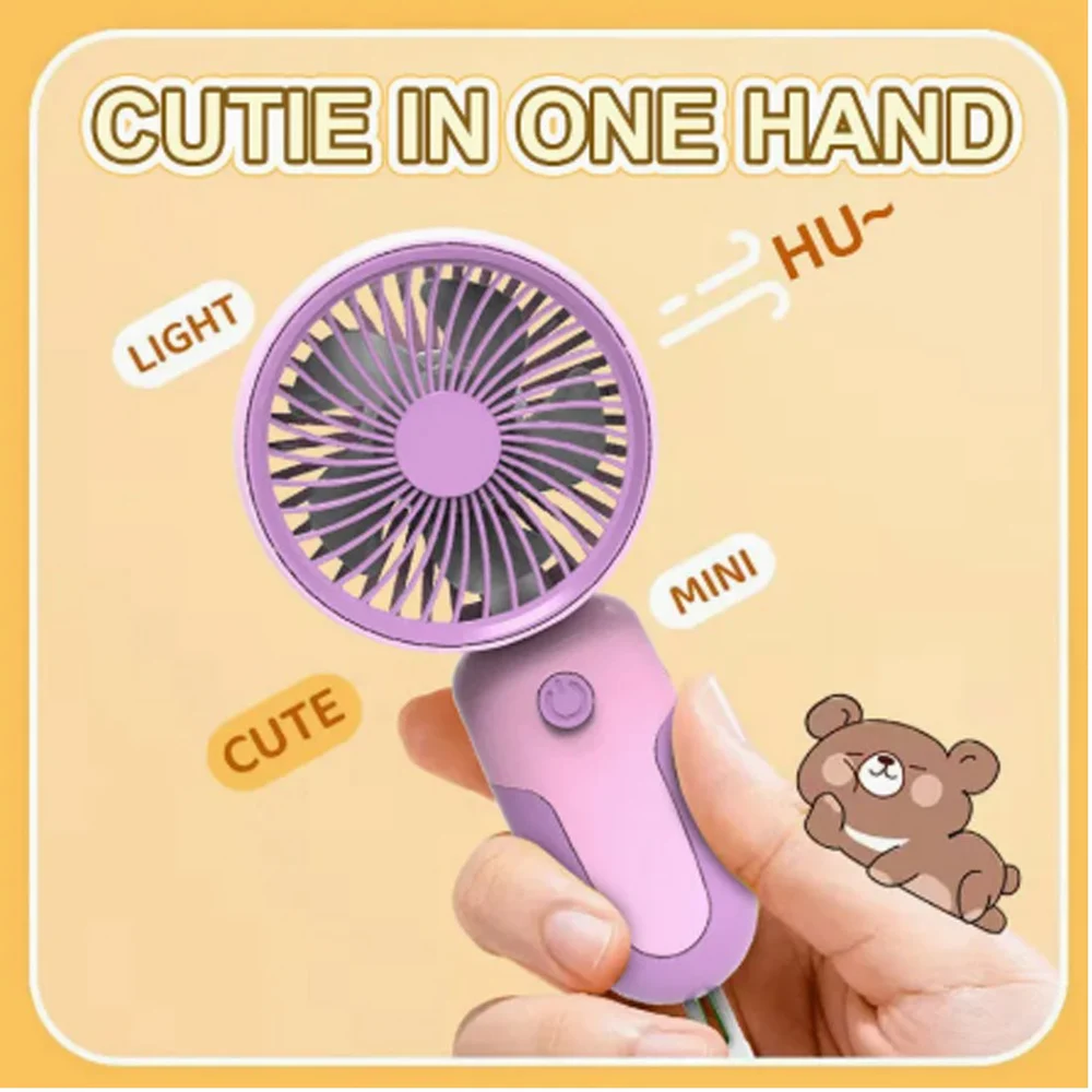 Rechargeable Mini 3 Speed Handheld Fan