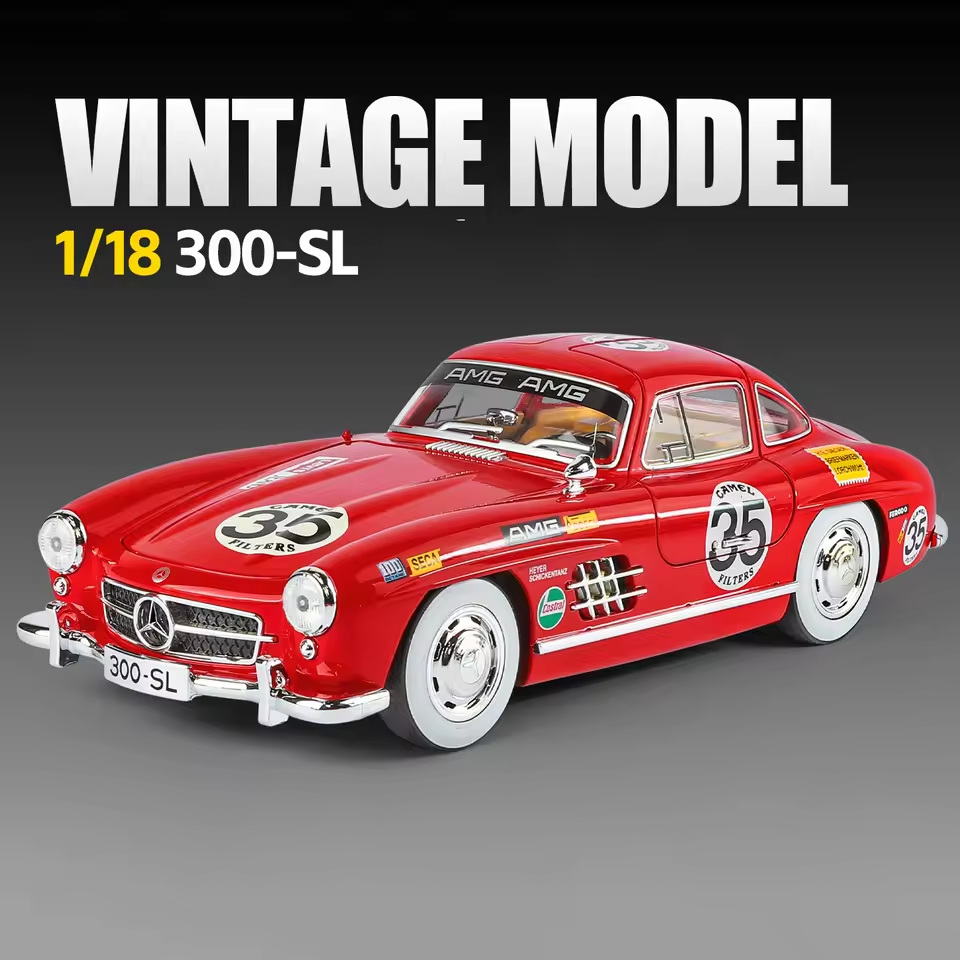 1:18 Diecast Mercedes Benz 300SL Model