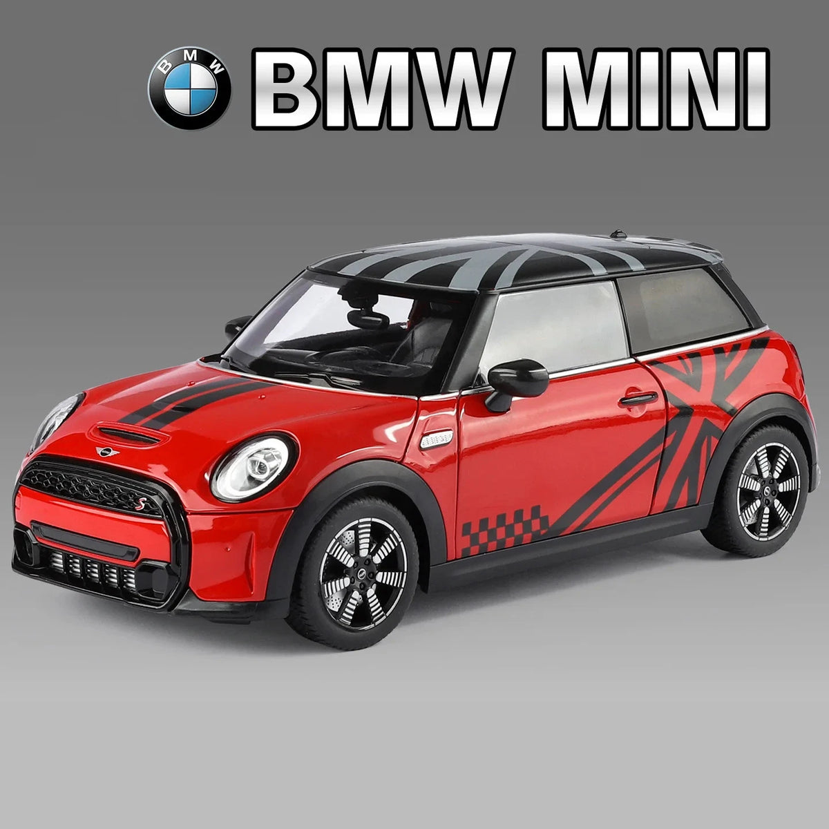 1:18 Diecast Mini Cooper S Official Licensed Model - Red