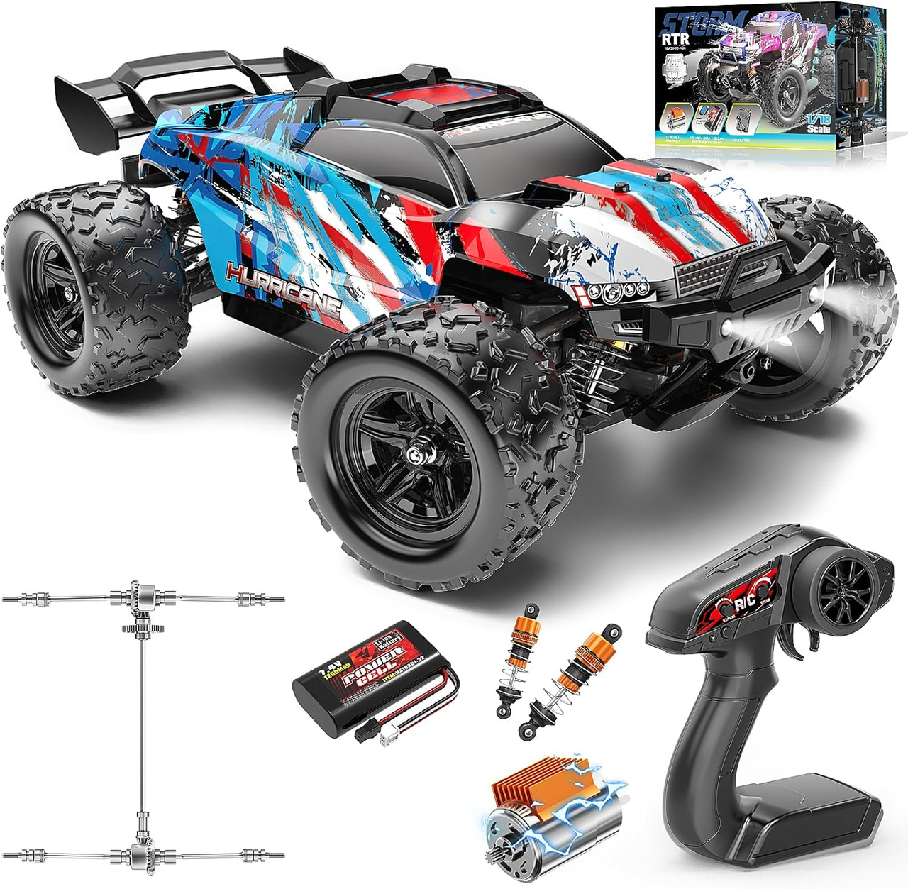 1:18 RC 2.4GHz Hurricane High Speed Truck