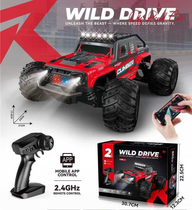 1:18 Remote & App Control 35Km/h Monster Climber Truck
