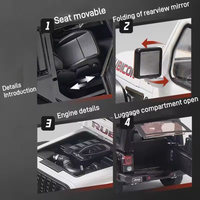 1:18 Diecast Jeep Wrangler Rubicon Model