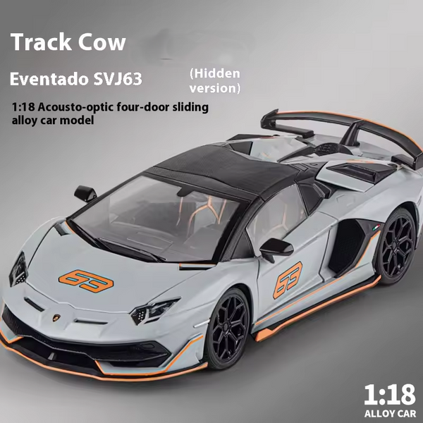 1:18 Diecast Lamborghini Aventador SVJ 63 Model