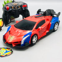 1:18 RC Deformation Robot Car With Smoke