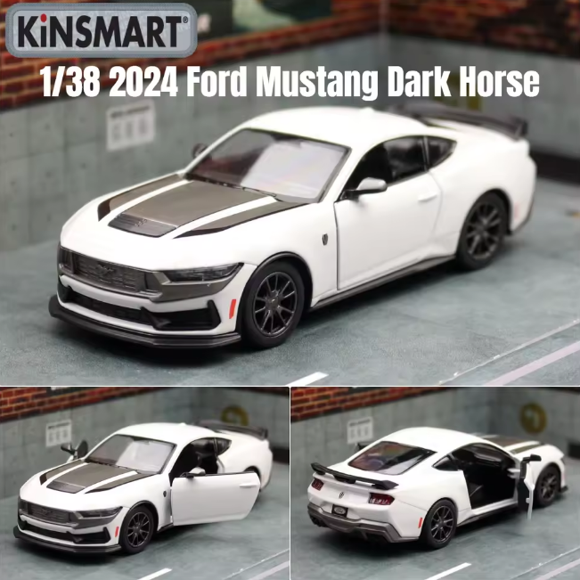 1:38 Kinsmart 2024 Ford Mustang Dark Horse