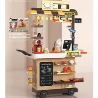 83Pcs Kids Pretend Teppanyaki Grill Kitchen Set