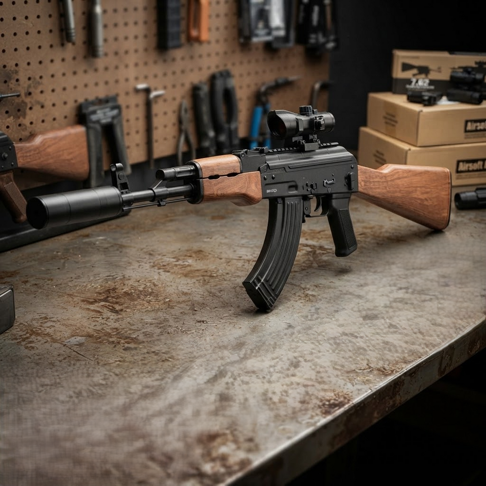 1:1 Electric AK47 Large Gel Blaster Shooting Rifle