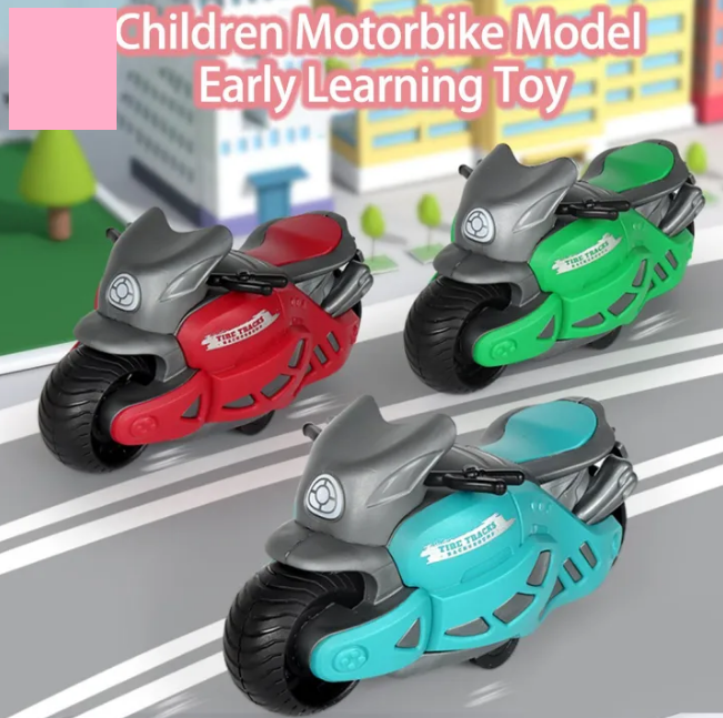 Mini ABS Inertial Motorcycle Toy - 1Pc