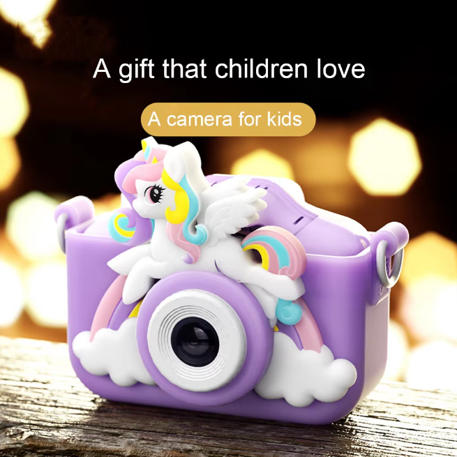 Mini Unicorn HD Digital Camera With Silicon Case