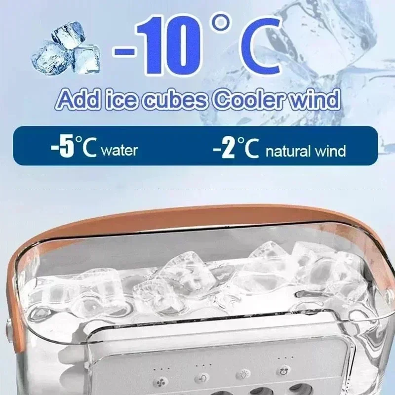 4in1 Air Conditioner Humidifier Fan With Lights