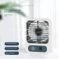 Rechargeable Touch Cooling Desktop Spray Fan