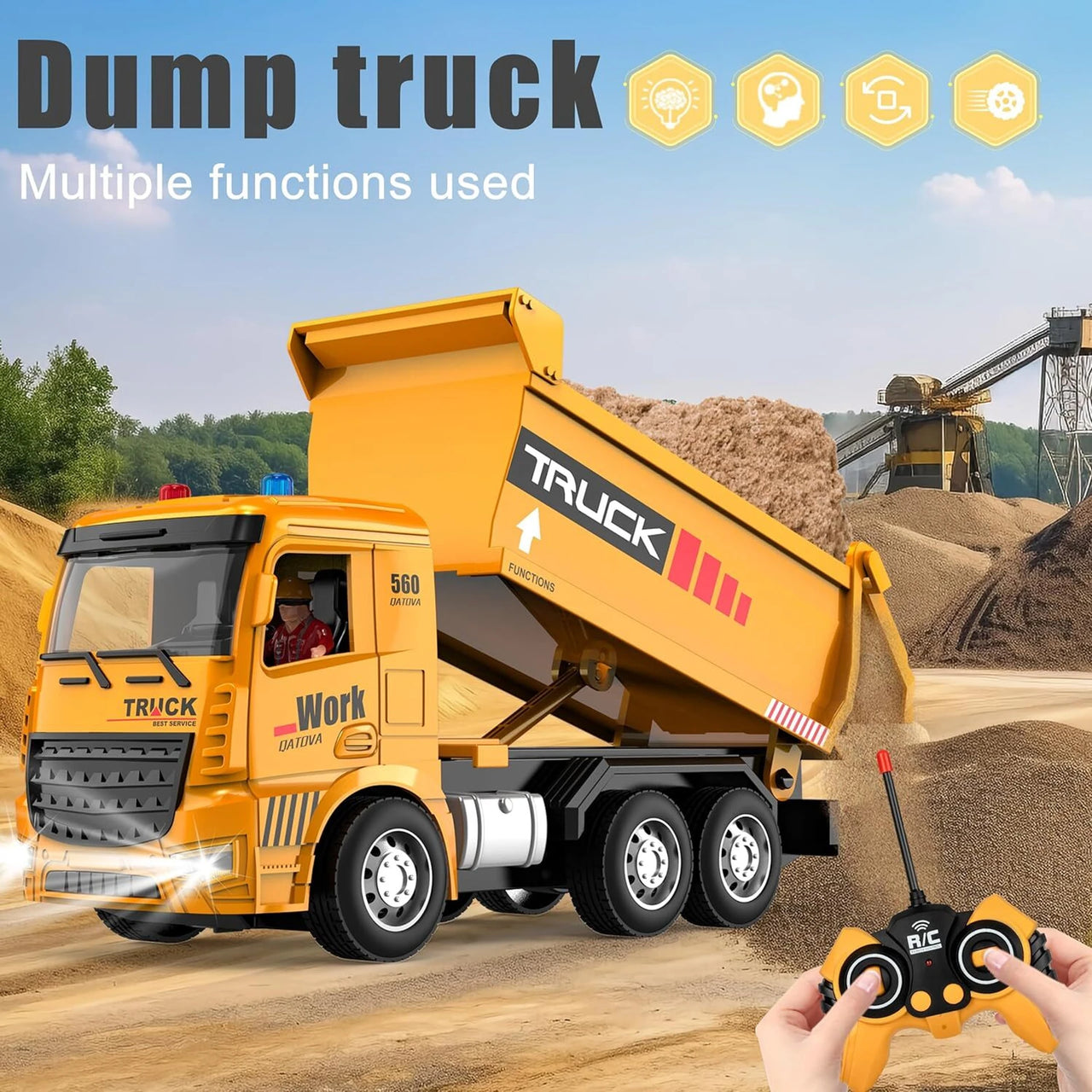 1:20 Remote Control Construction Dump Truck