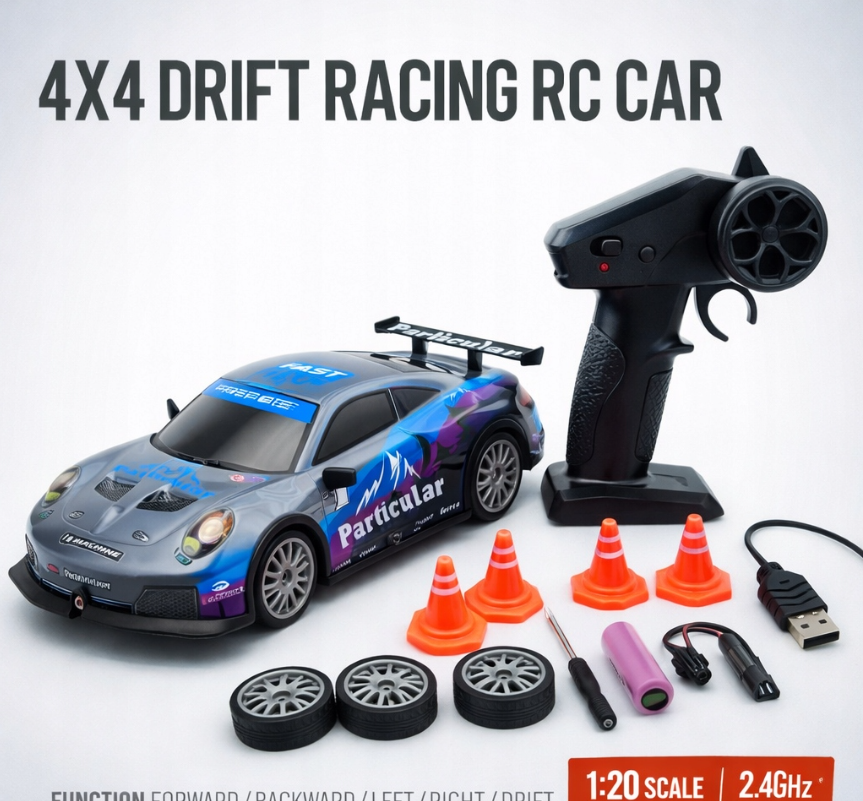 1:20 RC Porsche 4x4 Drifting Car