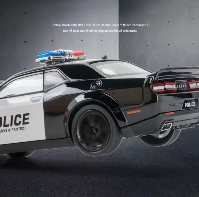1:24 Diecast Police Dodge Challenger Model Car