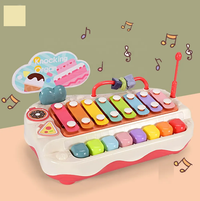 2in1 Toddler Knocking Xylophone & Piano Toy