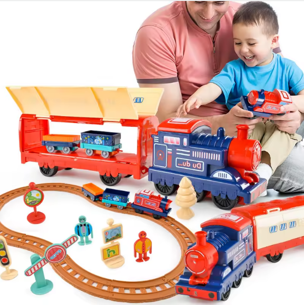 DIY Electric Inertial Storage Railway Train Track Set