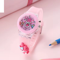 Girls Electric Cartoon Themed Lighting Watch - Assortment
