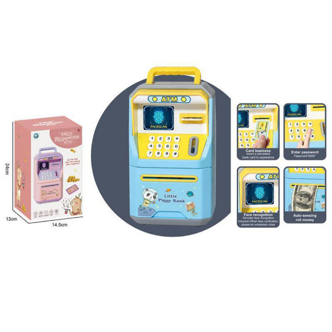 Kids Face Recognition Money Saving ATM Machine