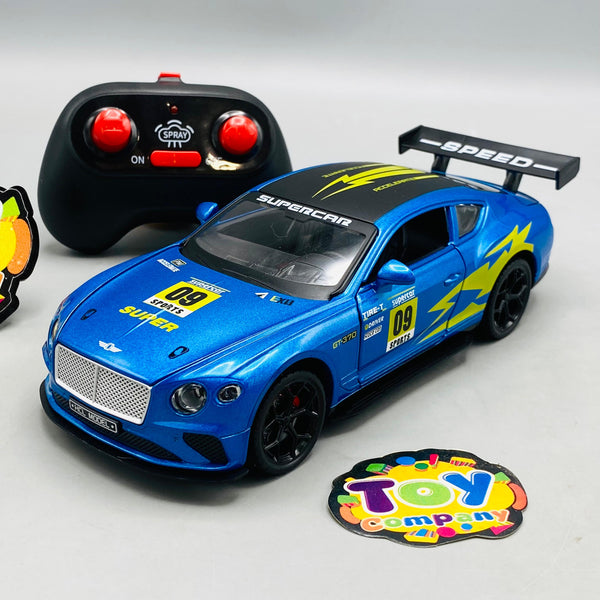 1:22 RC Diecast Bentley Continental GT Model Car With Smoke