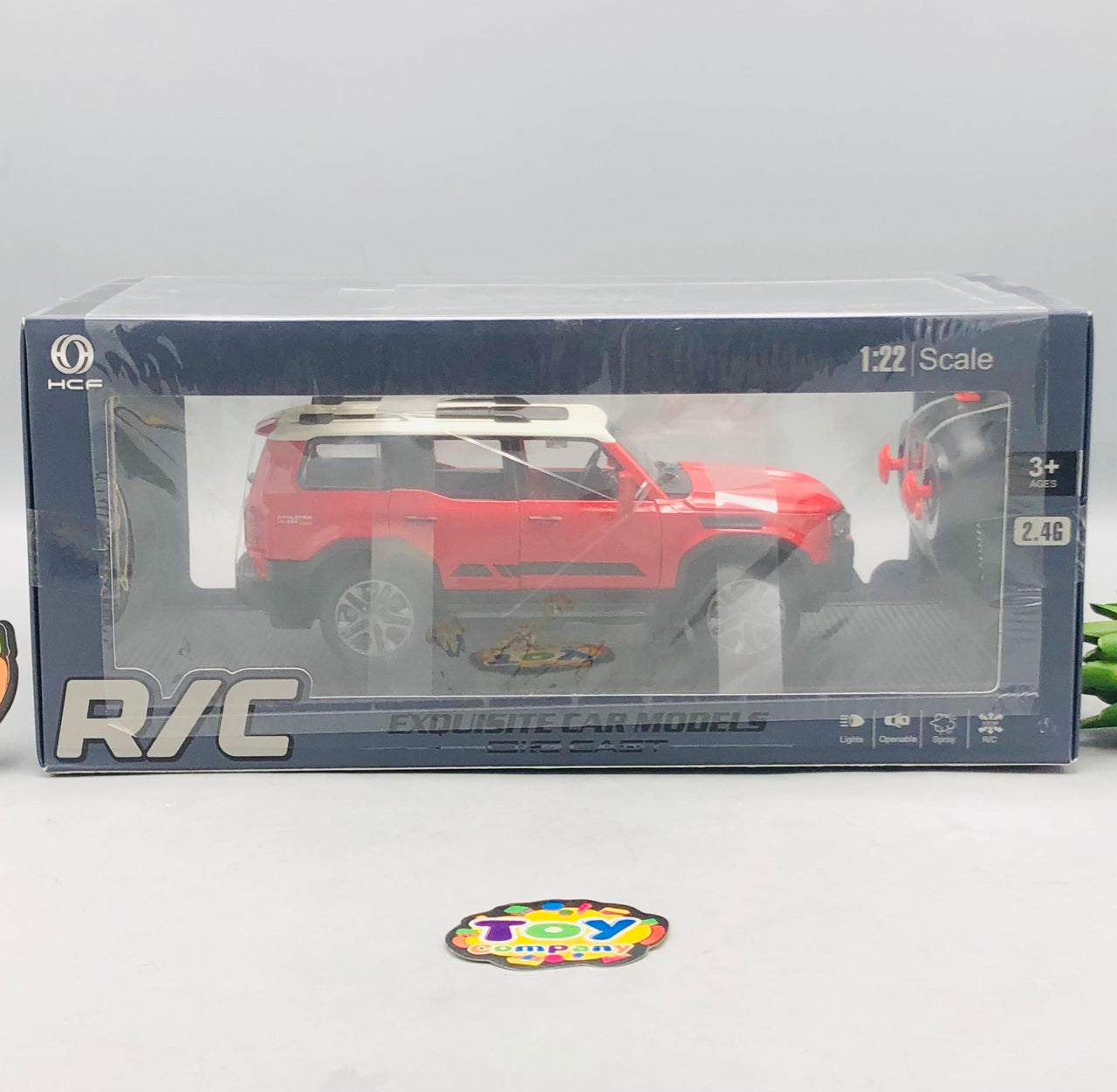 1:22 RC Diecast Land Cruiser LC250 Model Car With Smoke