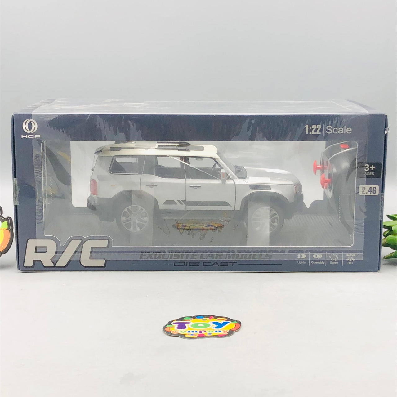 1:22 RC Diecast Land Cruiser LC250 Model Car With Smoke