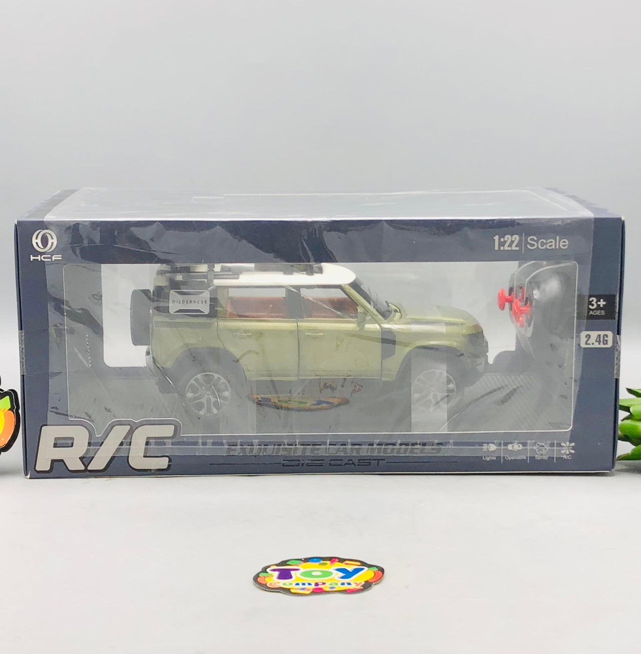 1:22 RC Diecast Land Rover Defender Model Car With Smoke