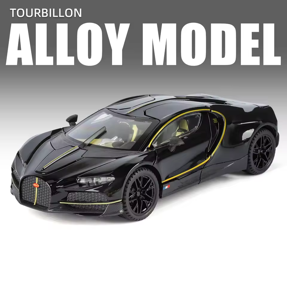 1:24 Diecast Bugatti Tourbillon Model Car