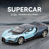 1:24 Diecast Bugatti Tourbillon Chiron Model Car