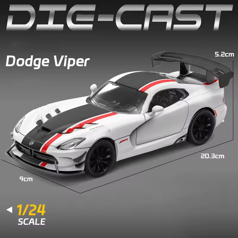 1:24 Diecast Dodge Viper ACR Sports Model