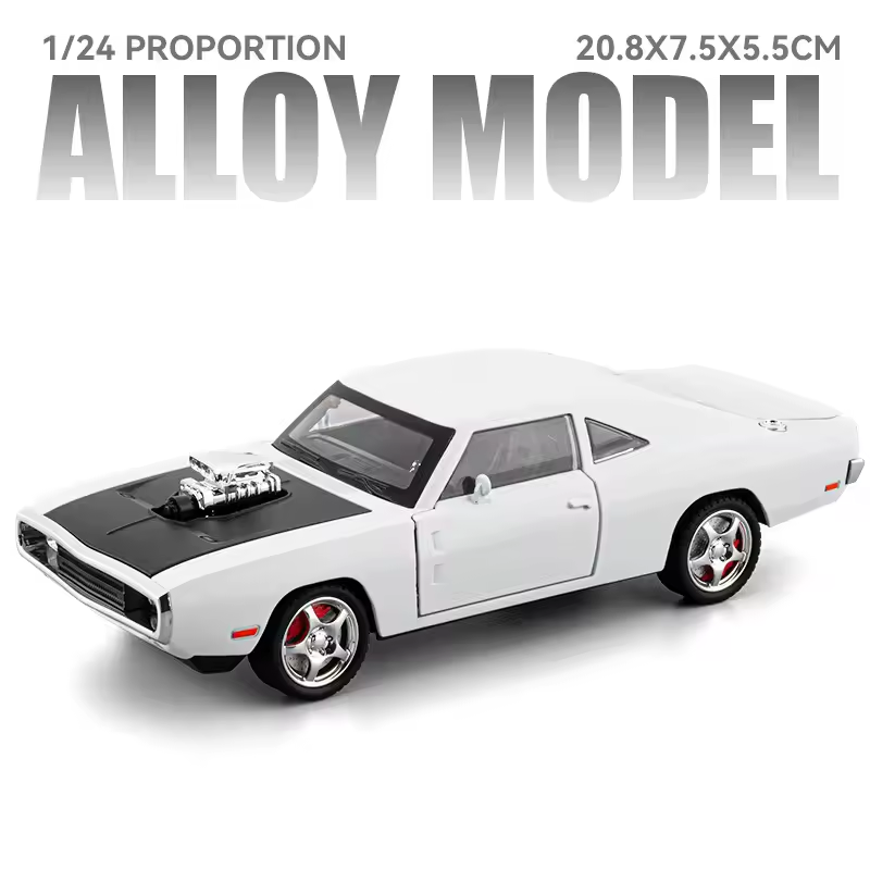 1:24 Diecast Dodge Charger 1970 R/T Model Car