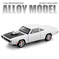 1:24 Diecast Dodge Charger 1970 R/T Model Car