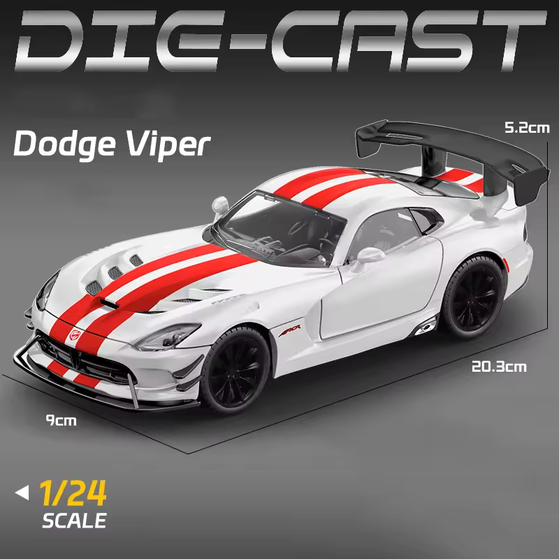 1:24 Diecast Dodge Viper ACR Sports Model