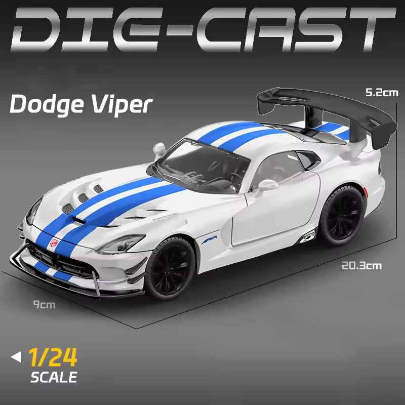 1:24 Diecast Dodge Viper ACR Sports Model