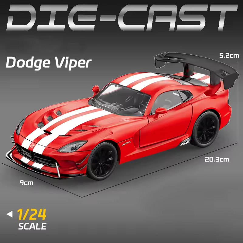 1:24 Diecast Dodge Viper ACR Sports Model