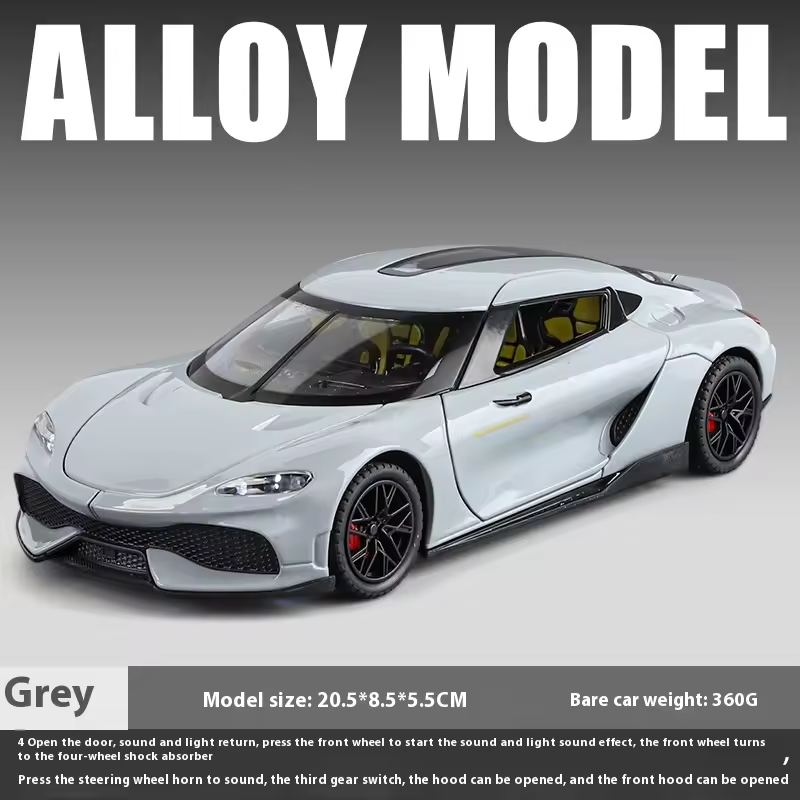1:24 Diecast Koenigsegg Gemera Model Car